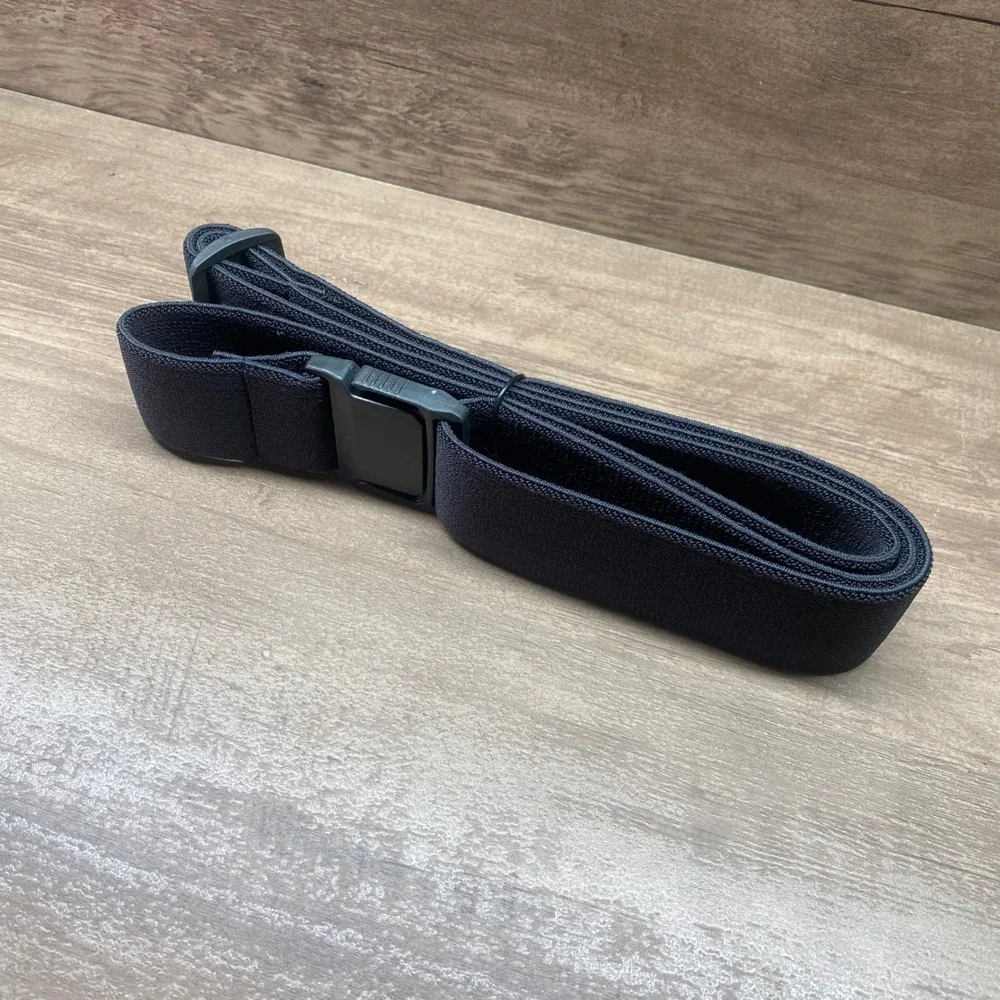 Simms Mens Wading Belt OS Black Neoprene Elastic Fishing Gear 1.5 Inch Buckle - Picture 3 of 7